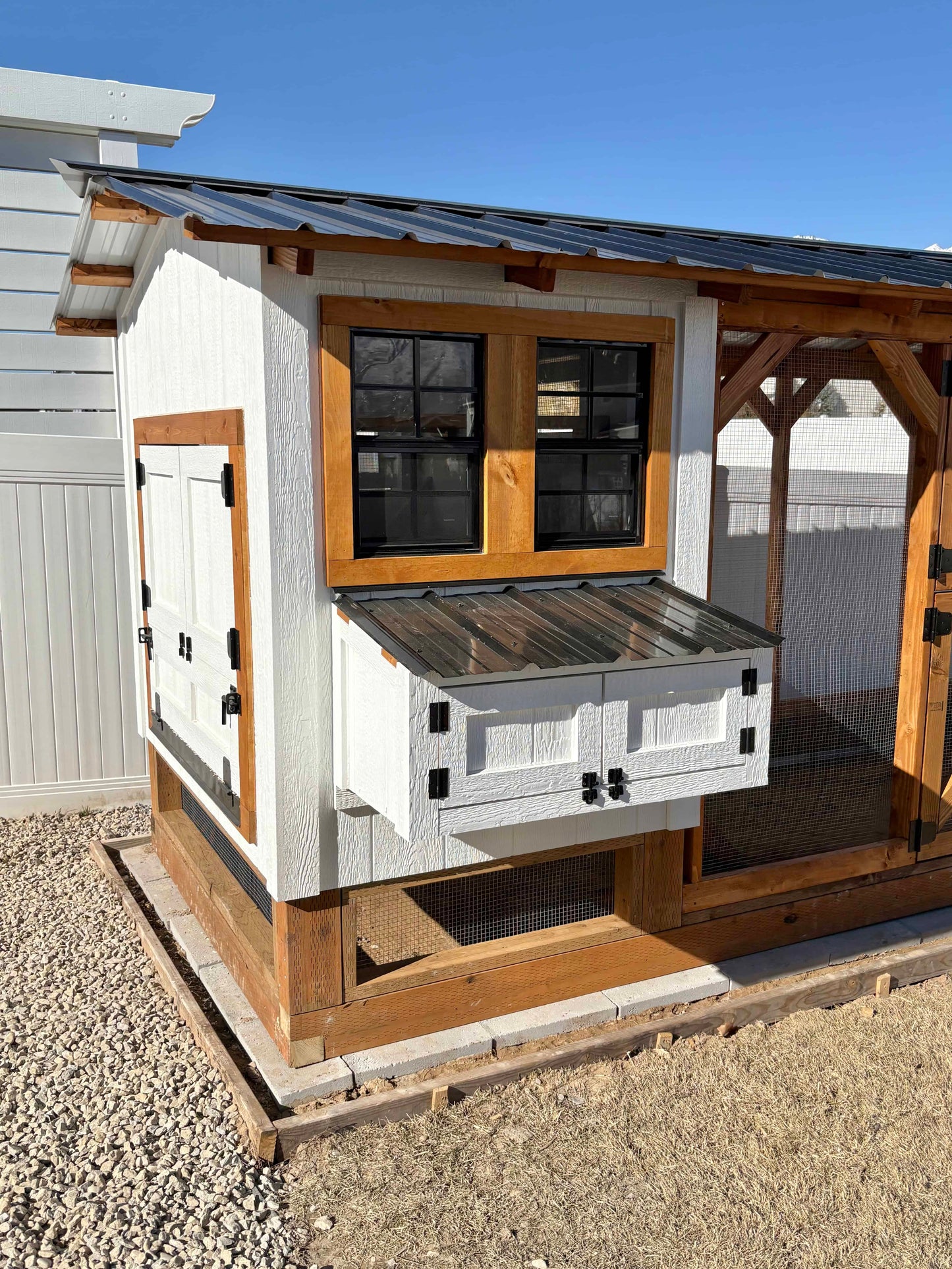 4x6x16 Gabled DIY Chicken Coop & Run Plan