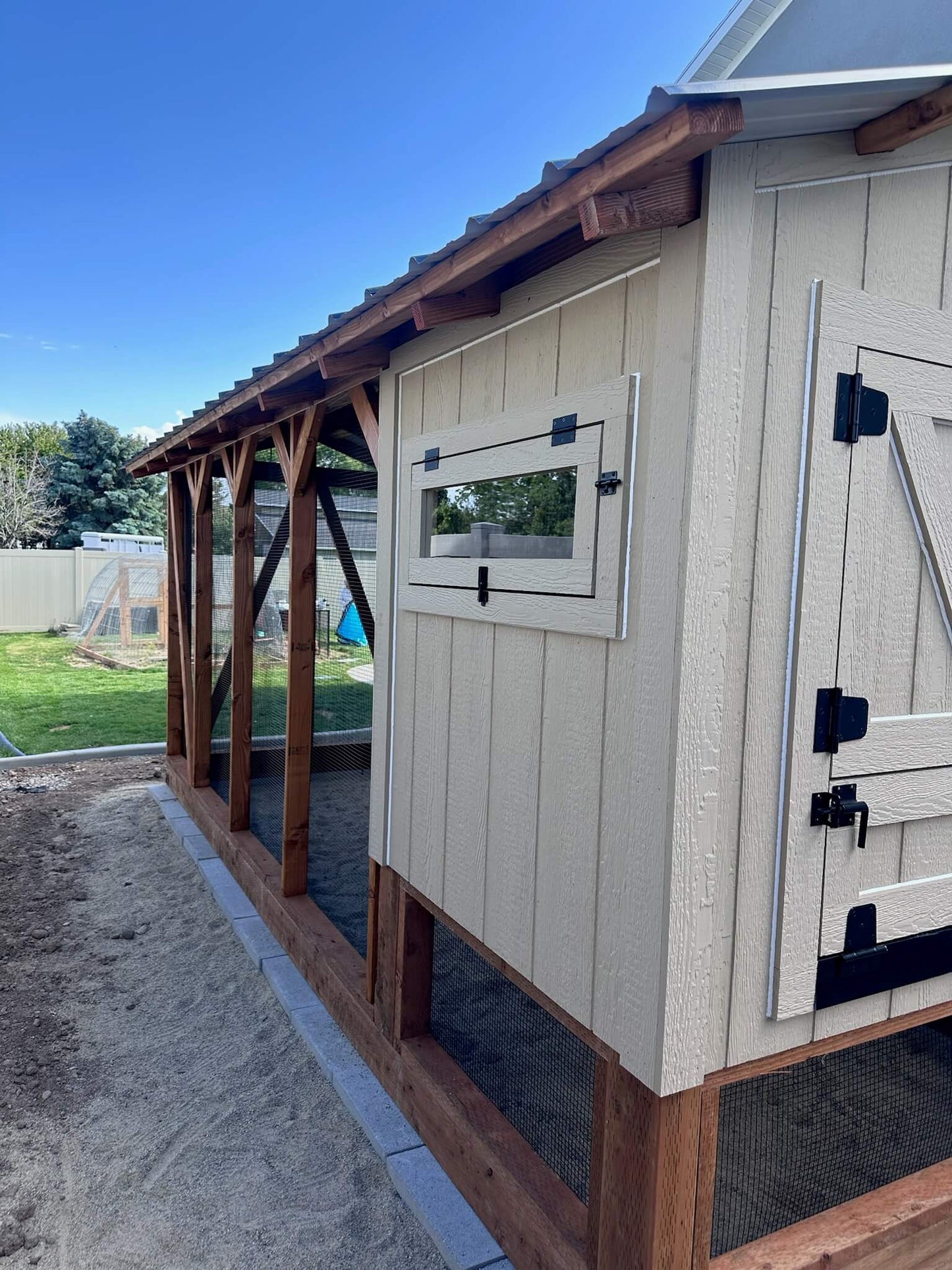 4x6x16 Gabled DIY Chicken Coop & Run Plan