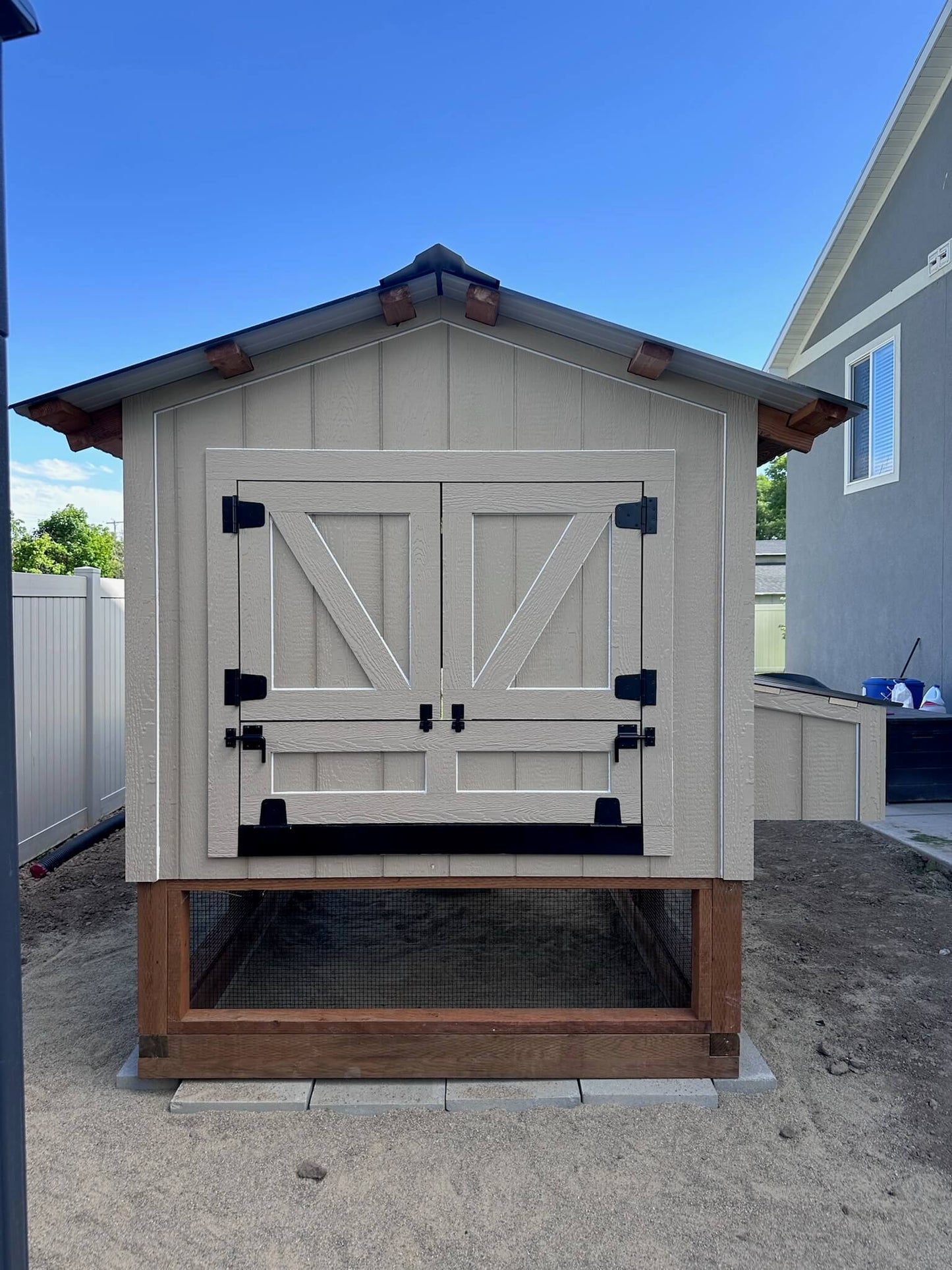 4x6x16 Gabled DIY Chicken Coop & Run Plan