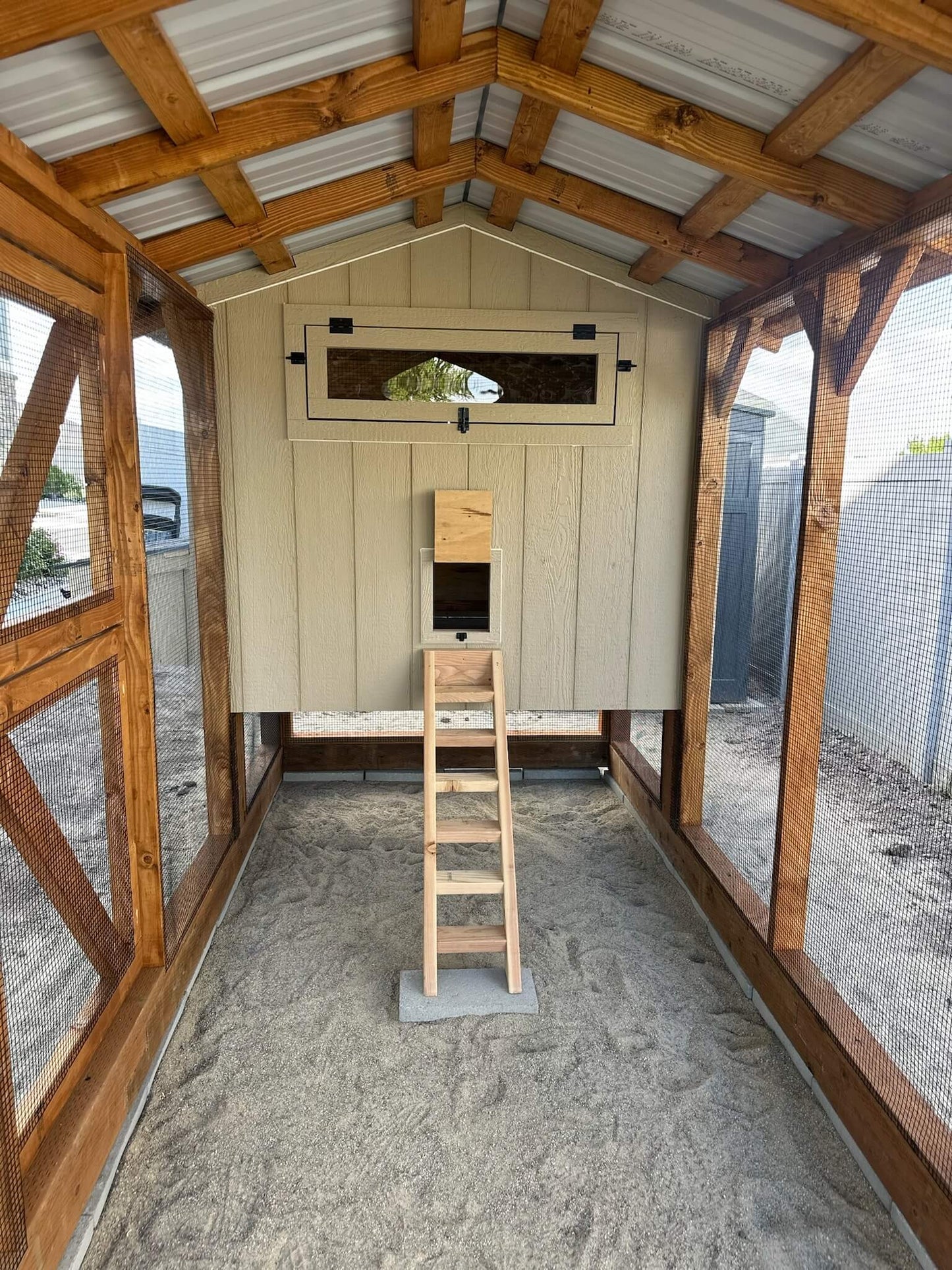 4x6x16 Gabled DIY Chicken Coop & Run Plan