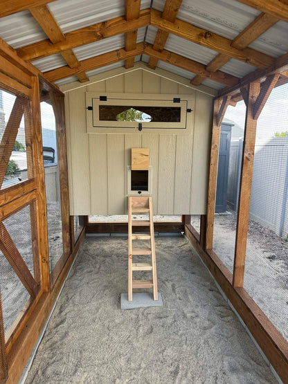 4x6x16 Gabled DIY Chicken Coop & Run Plan